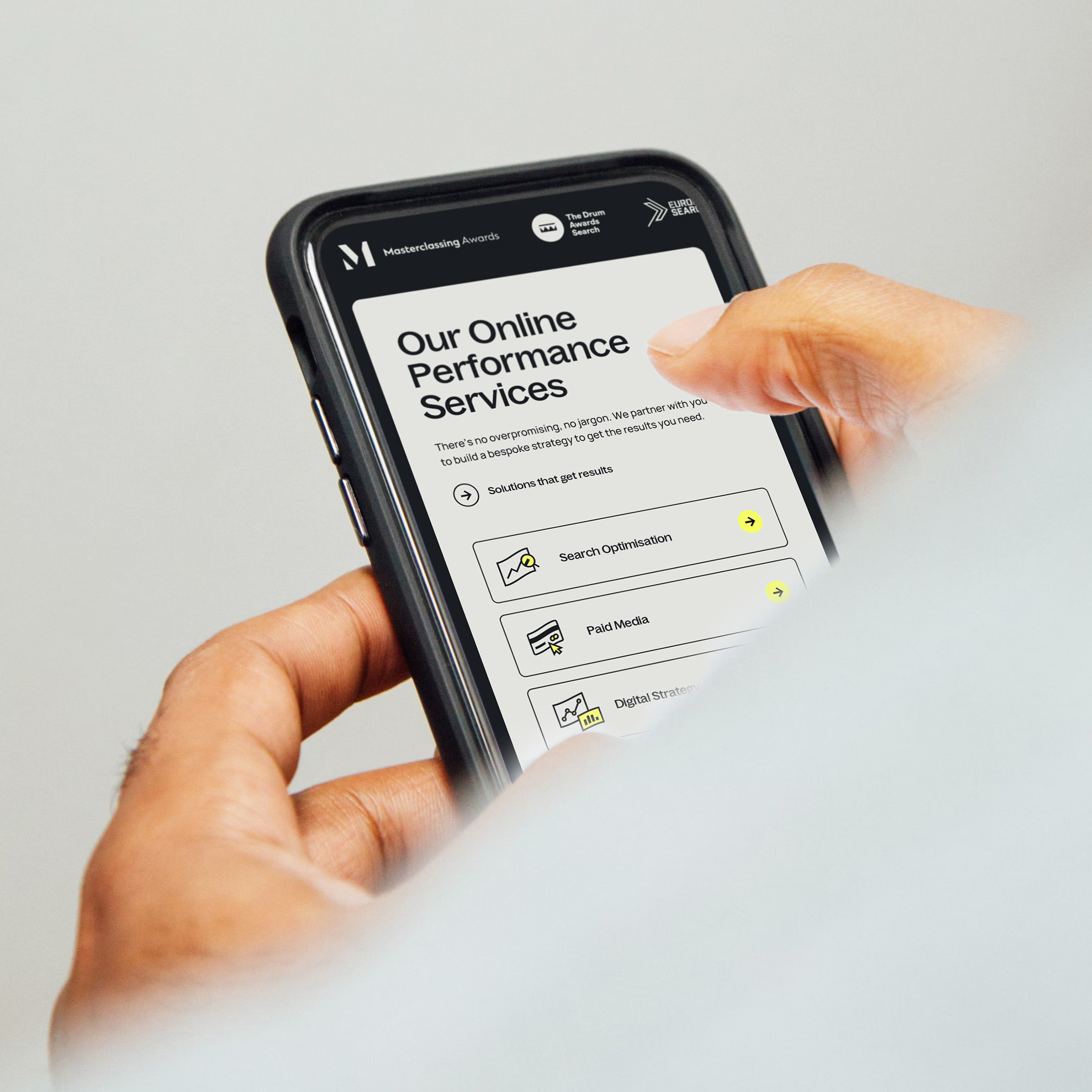 Liberty – Icon detail on phone 2